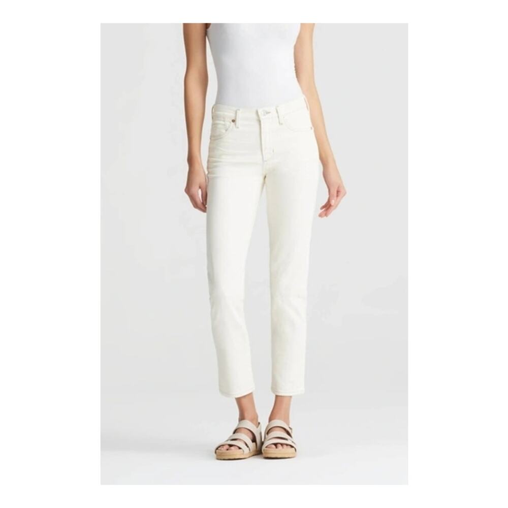 CITIZENS OF HUMANITY Skyla Mid Rise Cigarette Jeans In Coconut SIze 29